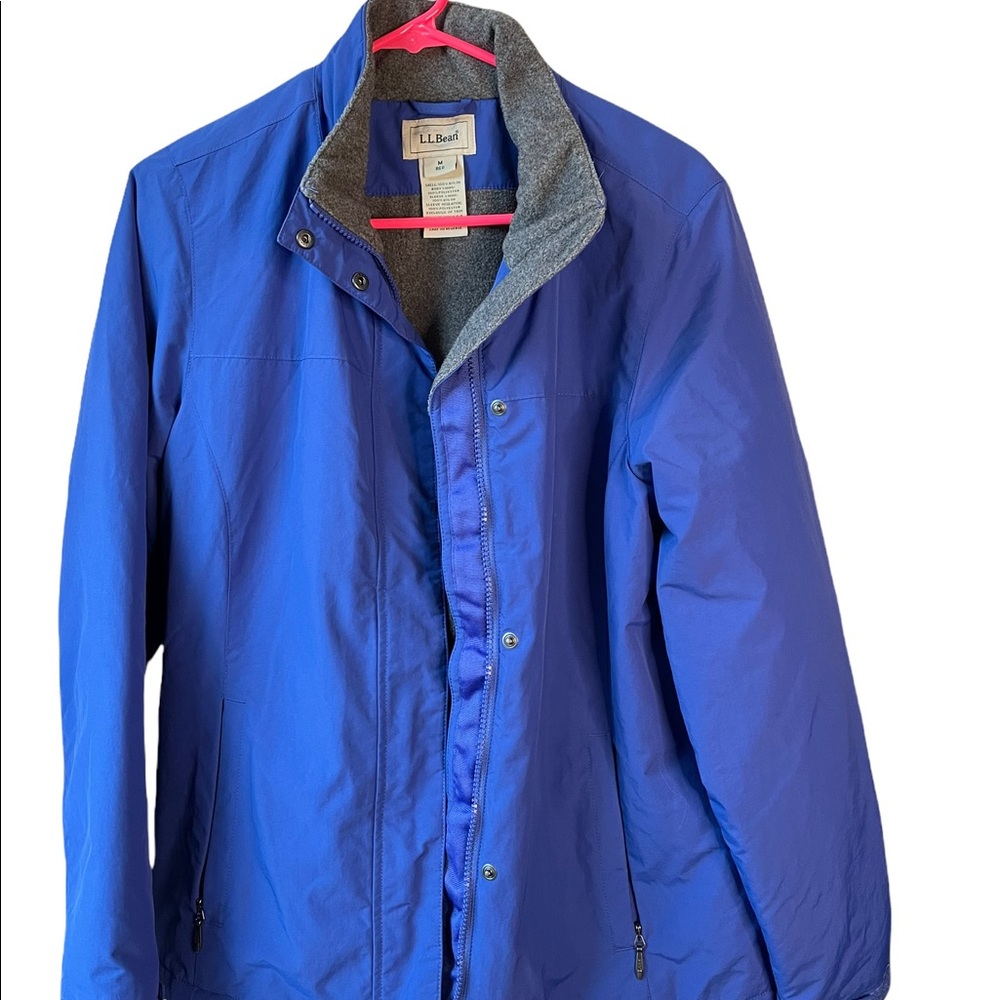 LL Bean Vintage 3 Season Jacket Fleece Lined Women’s Medium Blue